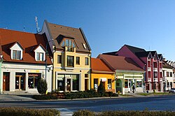 Vrbove city centre